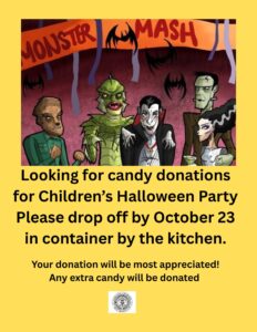 Candy donations